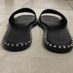alexander wang lola studded slides